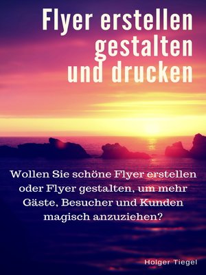 cover image of Flyer erstellen gestalten und drucken